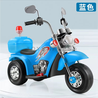 Children 6V Old School Design Three Wheels Motorcycle Electric Motorcycle Kids Ride On Bike Budak