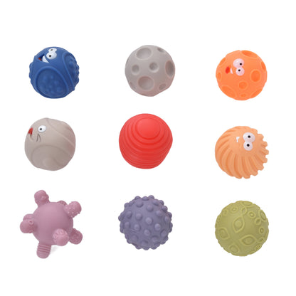 Sensory Baby Balls soft glue combination  Set