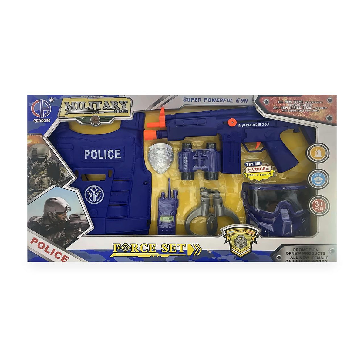 Kids Police Officer Role Play Toy Set