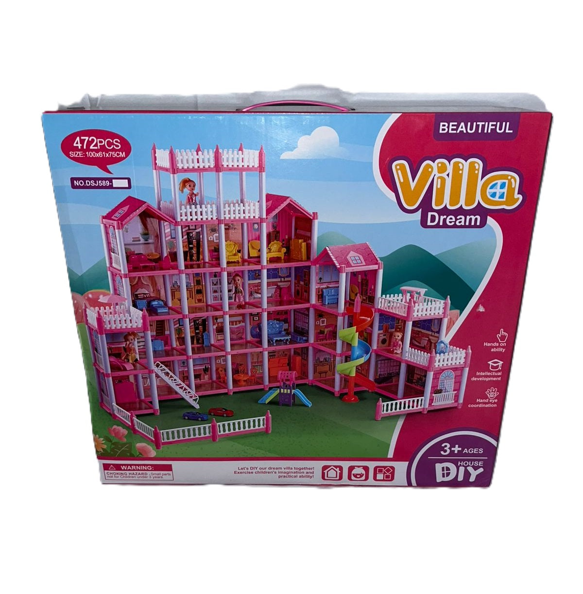 Villa Dos Sonhos Giga Dollhouse With 472 Pieces