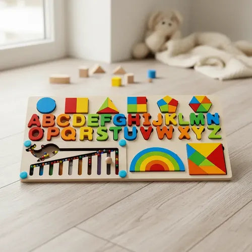 Montessori Wooden Learning Toy  6-in-1