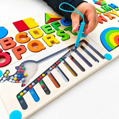 Montessori Wooden Learning Toy  6-in-1