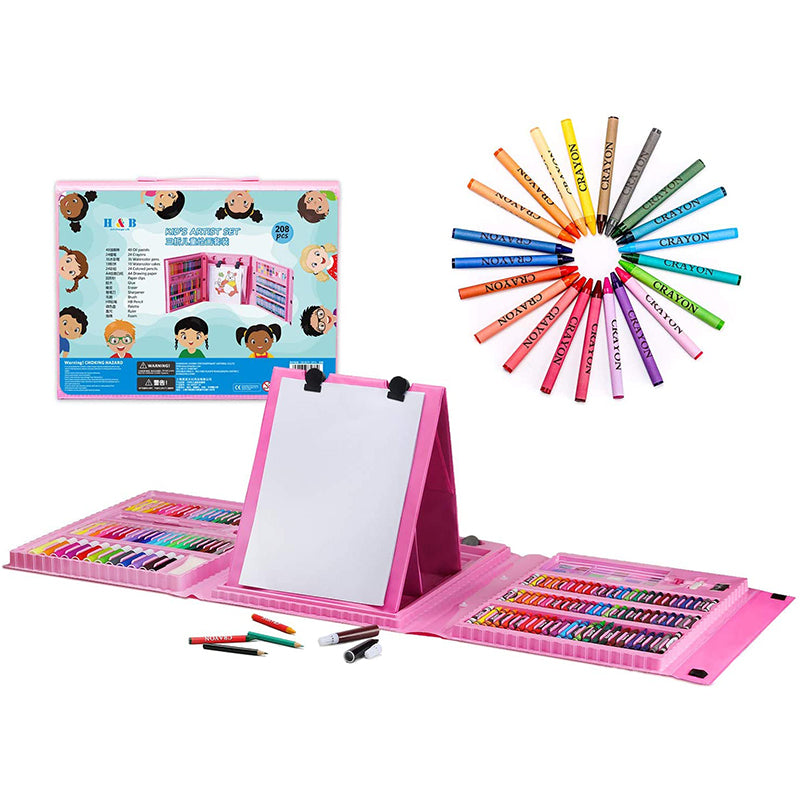 Plastic Colors Box – 208 Pieces