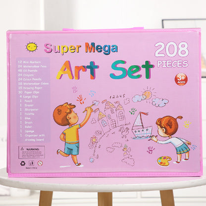 Plastic Colors Box – 208 Pieces