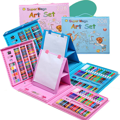 Plastic Colors Box – 208 Pieces
