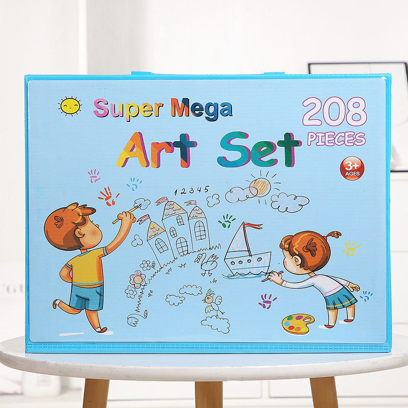 Plastic Colors Box – 208 Pieces