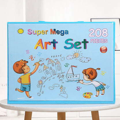Plastic Colors Box – 208 Pieces