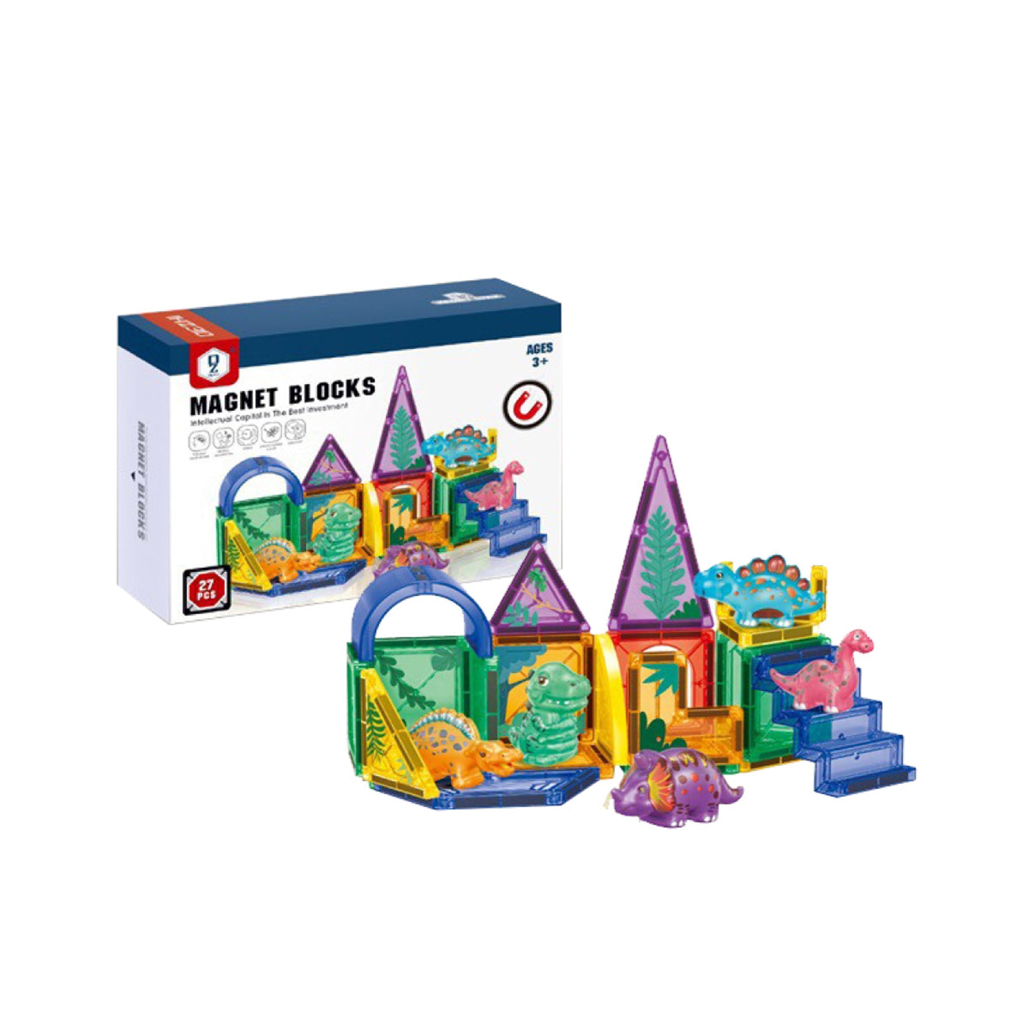 3D Magnetic Blocks Game – 72 Pieces