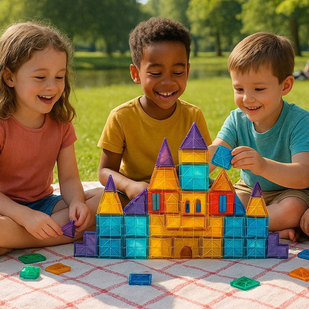 Magnetic Blocks Game 3– 40 Pieces