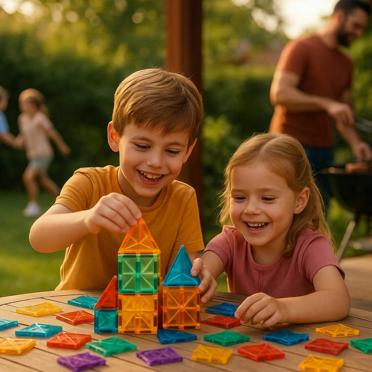 Magnetic Blocks Game 3– 40 Pieces
