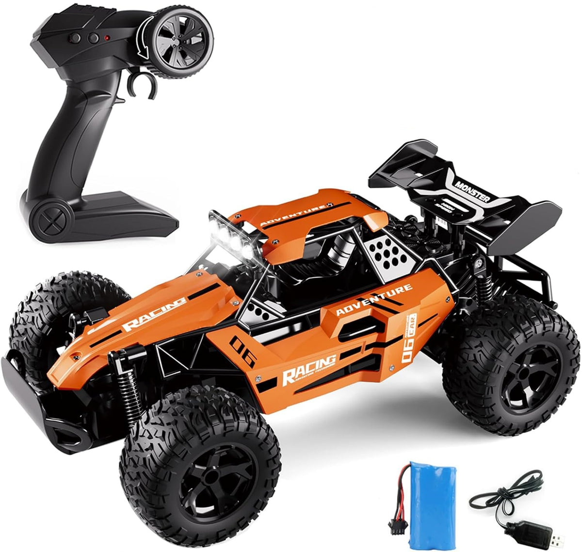 Monster Truck with Remote Control 1:12 scale (ALLOY HIGH SPEED)