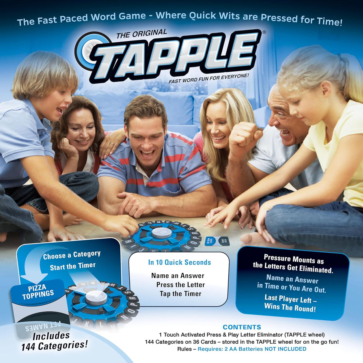 TAPPLE, The Fast-Paced Family Board Game