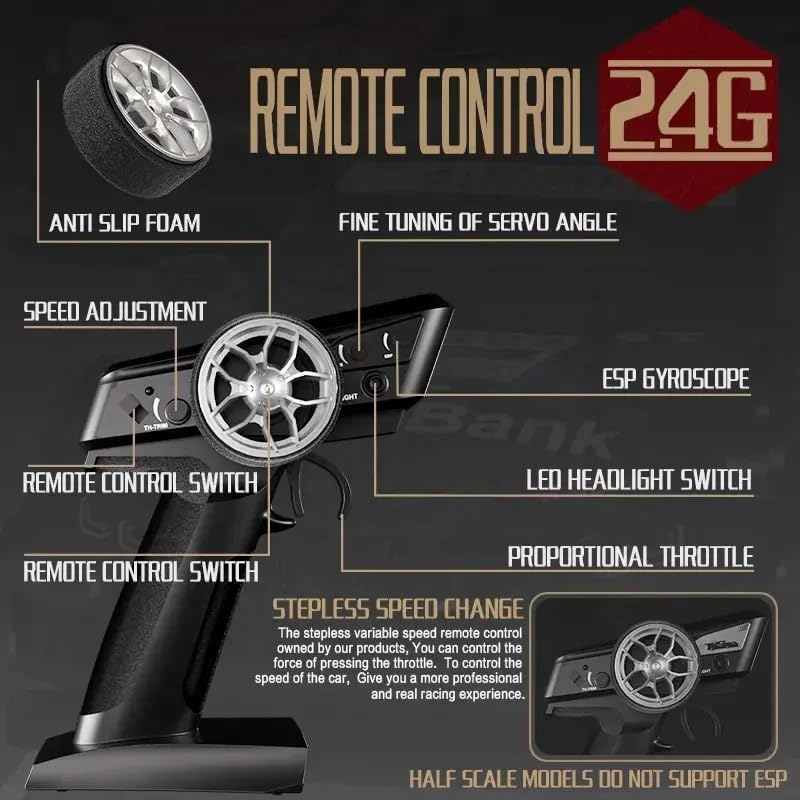 Control Racing Car 2.4G 1:16 RC Drift Car