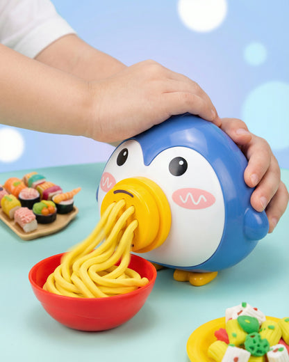 Magic Dough Penguin Noodle Clay Set 6 Colors