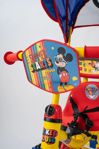 Disney Mickey Bike With Hand & Umbrella Safe & Comfortable