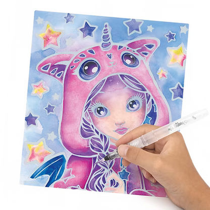 Magic watercolor book set - Pyjama Party