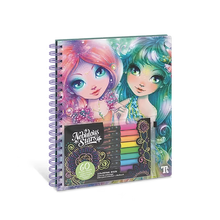 Black Pages Coloring Book (Neon ink)