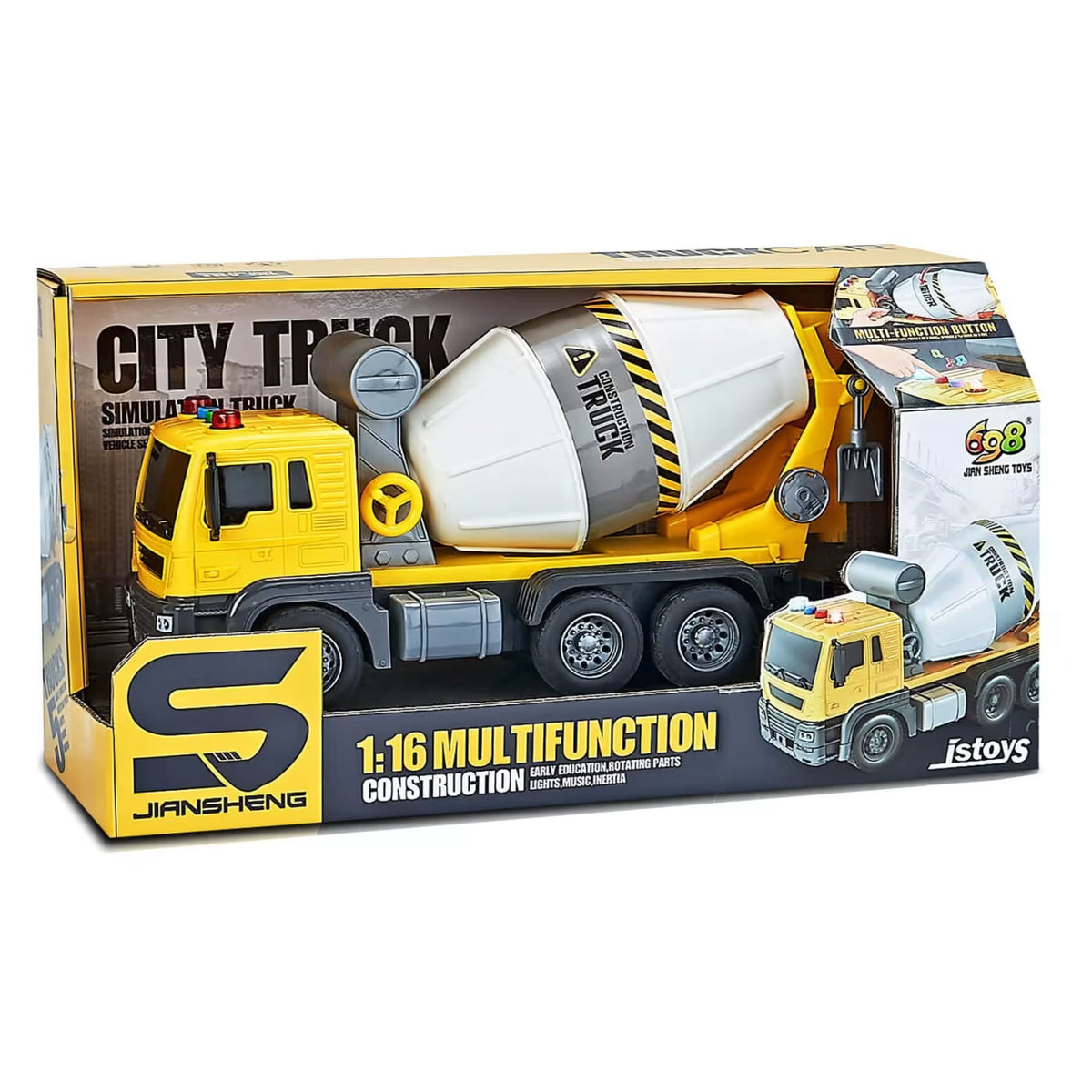 Choice Concrete Mixer 1:16 With Lights And Sounds
