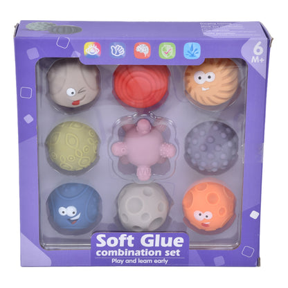 Sensory Baby Balls soft glue combination  Set