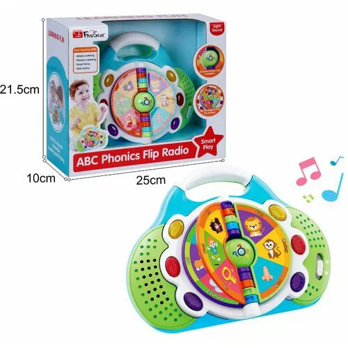 ABC Phonics Interactive Flip Radio Educational Toy