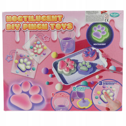 Squishy Toys DIY Kit for Kids Glowing in the dark