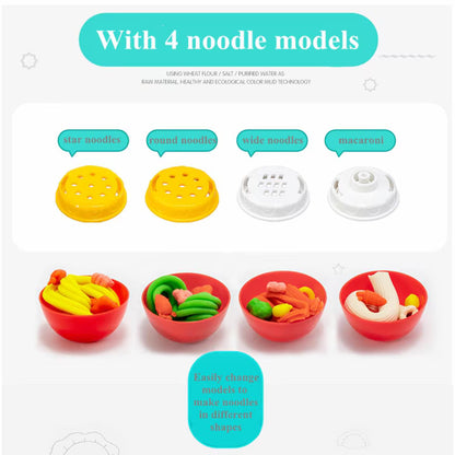 Magic Dough Clay set, with spaghetti making tool