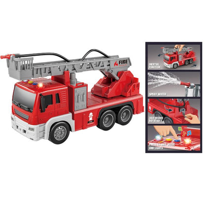 1:16 Multifunction Firefighting Ladder Truck by JS Toys
