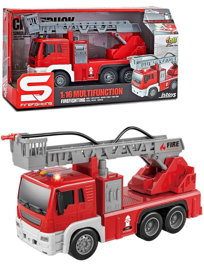 1:16 Multifunction Firefighting Ladder Truck by JS Toys