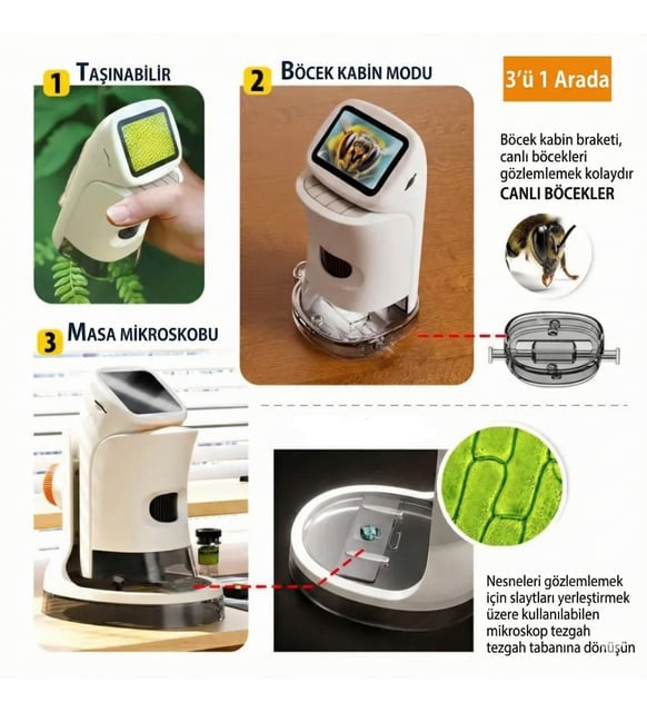 Electron Microscope 1000X Digital