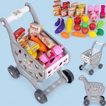 Shopping Cart Toy – DIY Pretend Play Grocery Set with Food Accessories (Ages 3+)